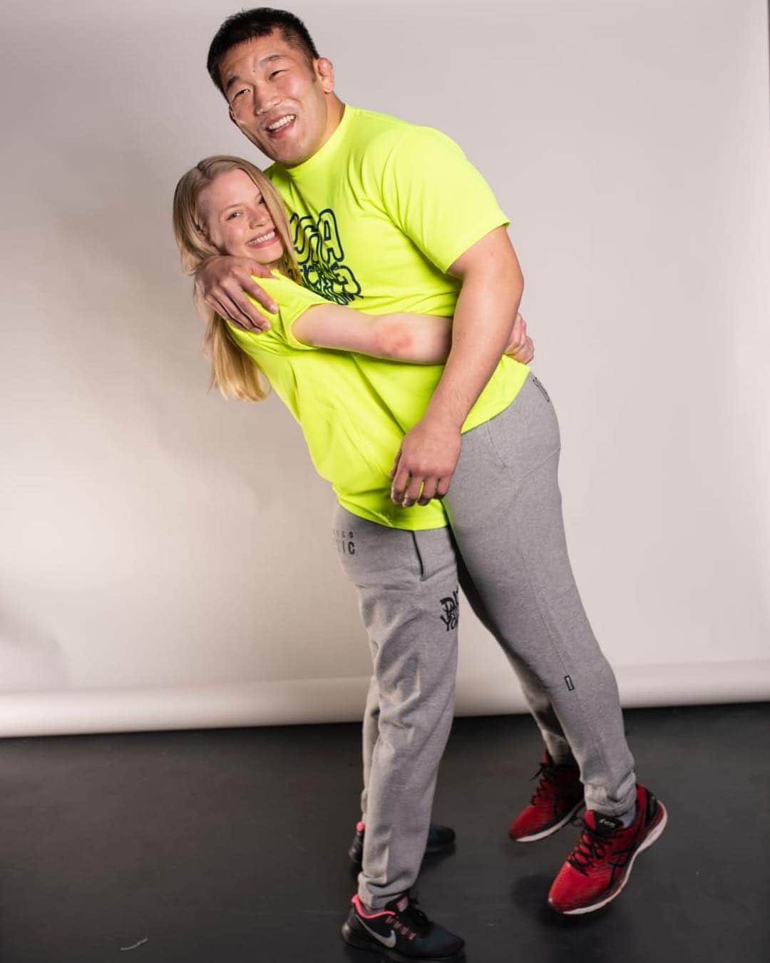 のインスタグラム：「#wcw She @kmikkelsonbjj has a title match in @f2wbjj over the weekend in Chicago. I believe her and her strength..😂 Jako moćan je.. She always says that she can’t wait to come back to Croatia🇭🇷 Welcome to Croatia @kmikkelsonbjj 📸 @marjan041 👕 @onehundred_athletic @lotuskitaoka  #satoshiishii #croatia #zagreb #mma #fight #grappling #bjj #mikkelsonbjj」