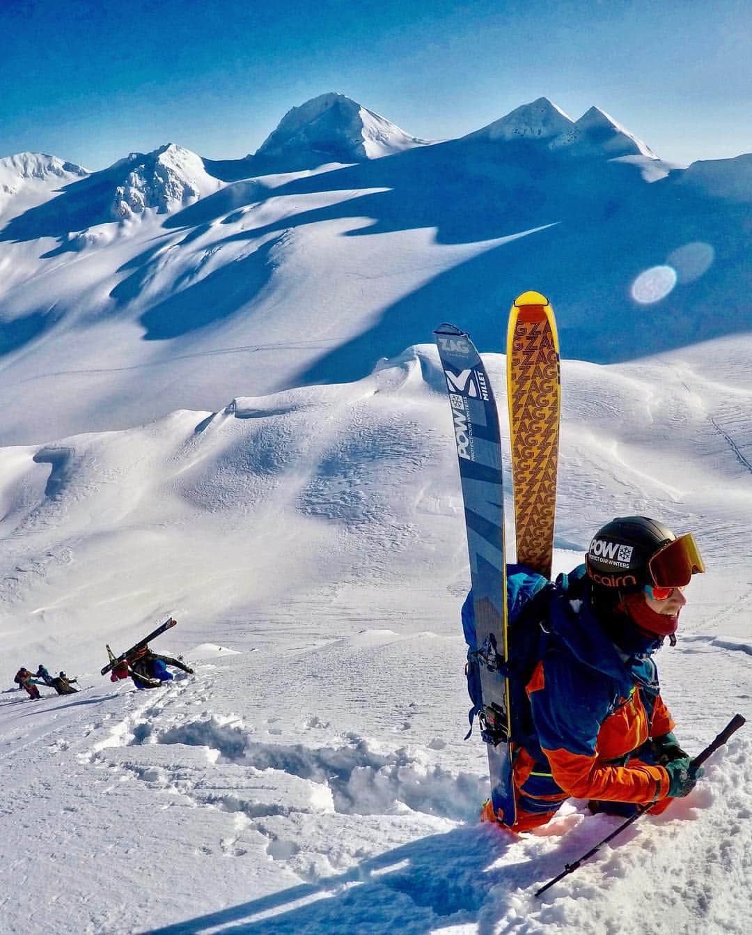 ミレーさんのインスタグラム写真 - (ミレーInstagram)「Snow until the hip, time to dig deep to get the reward! 📷 @leonardpierrel  #MilletRiseUp #mountaineering #mountain #mountains #skitouring #skiderando」5月2日 0時00分 - millet_mountain