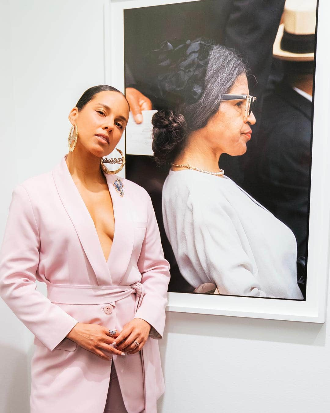 アリシア・キーズさんのインスタグラム写真 - (アリシア・キーズInstagram)「Rosa x Alicia  Gordon Parks, Untitled (Rosa Parks), March on Washington, DC, 1963」5月2日 0時53分 - aliciakeys