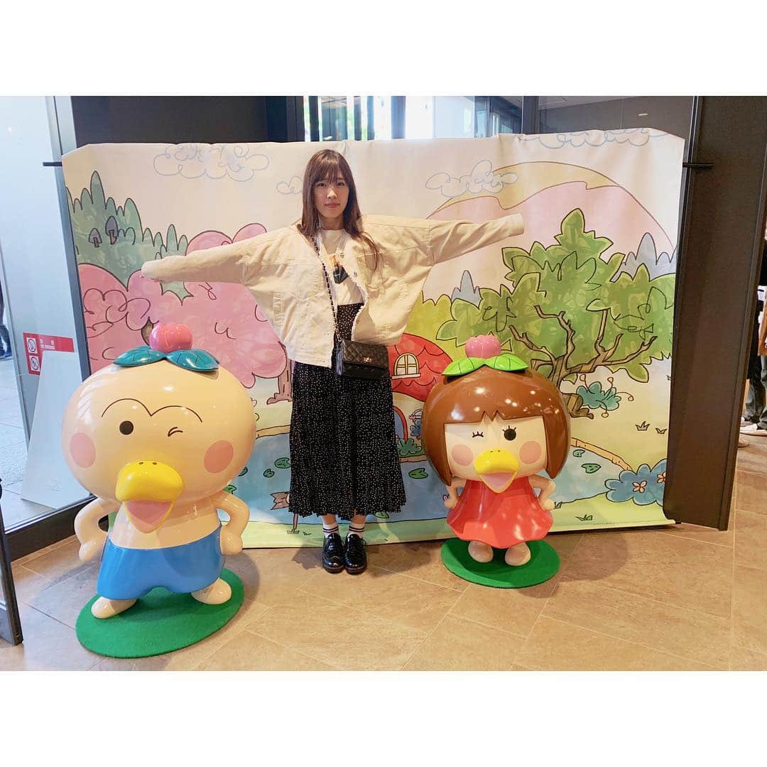 大原ゆい子のインスタグラム：「令和初日に行ったのは 一番好きな建造物でした 今日もかっこよかった！東京タワー！ お花で令和を描くやつも参加させてもらったりしました。 東京タワーでのはなかっぱイベントは6日（GWいっぱい）までやっているみたいなのでもう一回くらい行きたかったなぁ #令和 #はなかっぱ #東京タワー」