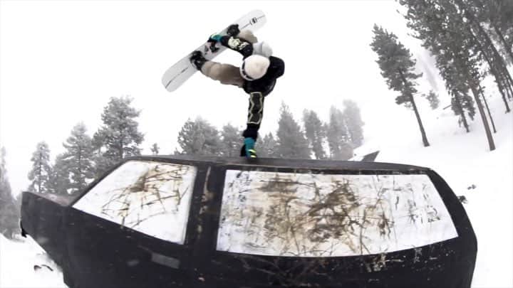 のインスタグラム：「True or false: Any edit that starts with 🍩 has gotta be good. Hit the link in our bio for the latest from @shred_bots & @snowboardermag at #thelaunch2019, ft. @lukewinkelmann, @hollis.dupre, @jake.canter & @zane_slanders, and dig in for yourself. 🎥: @drewhastings」