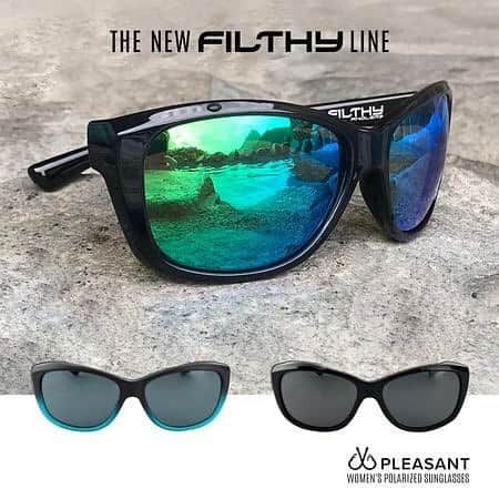 Filthy Anglers™さんのインスタグラム写真 - (Filthy Anglers™Instagram)「Product Feature Wednesday: NEW Filthy Anglers Women’s Pleasant Polarized Shades. Gents these are specifically designed for the Filthy Females sorry, plenty of guys choices available right now! Our new Pleasant lenses are available in two styles with our traditional polarized lenses and two different mirrors in our EP lens. They start at just $49 and go up to $99 (EP lenses.) Spring is here, summer is fast approaching so grab a pair today and protect those eyes and see more fish! www.filthyanglers.com #fishing #ladyangler #girlsthatfish #filthyanglers #polarized #sunglasses #spring #summer #fish #angler #bassfishing #girlsfishtoo #escape #outdoors #hunting #troutfishing」5月2日 1時09分 - filthyanglers