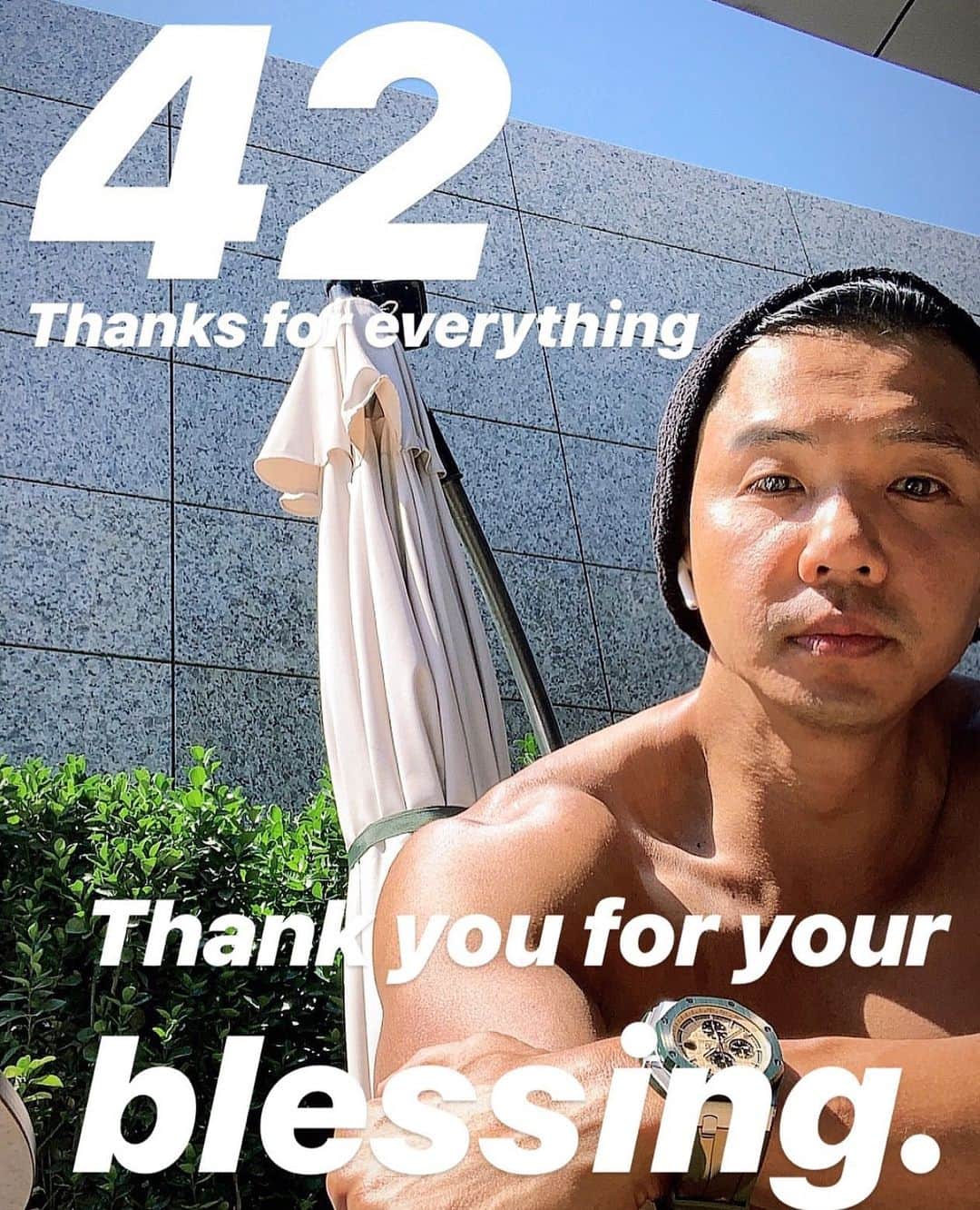 陳建州さんのインスタグラム写真 - (陳建州Instagram)「42歲了⋯  謝謝你們的支持與祝福！」5月2日 1時21分 - blackielovelife