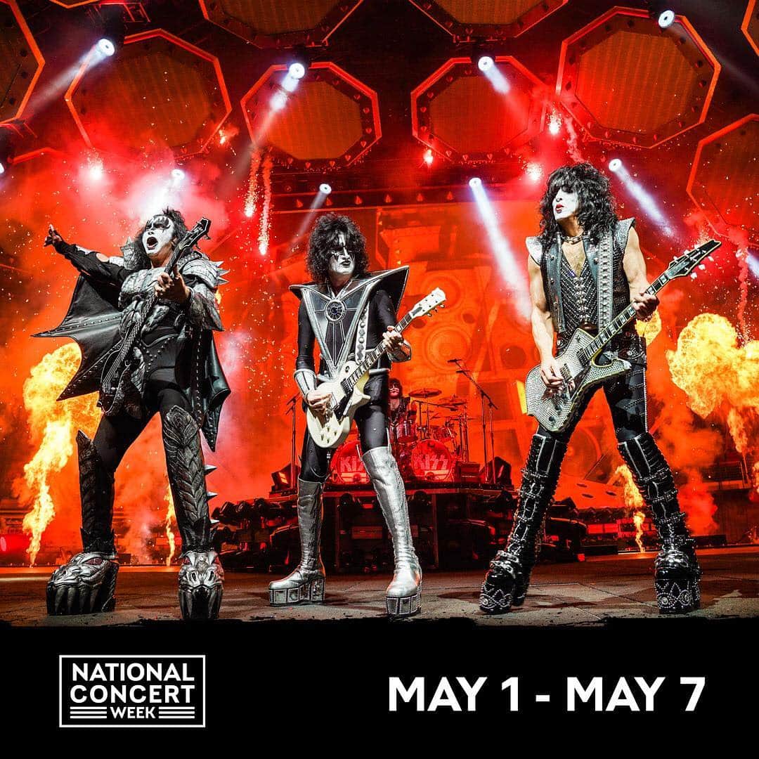KISSさんのインスタグラム写真 - (KISSInstagram)「It’s @LiveNation’s #NationalConcertWeek! Celebrate by getting $20 All-In tickets to our #EndOfTheRoad Tour now through May 7: ncw.livenation.com」5月2日 2時09分 - kissonline