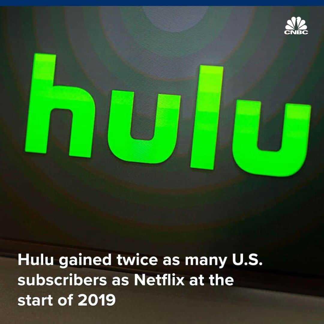 CNBCさんのインスタグラム写真 - (CNBCInstagram)「Key points: ⁣ ⁣ ▪️Hulu has added twice as many U.S. subscribers in 2019 as Netflix did in its first quarter, according to Hulu’s newly announced numbers.⁣ ⁣ ▪️Netflix remains a much larger service than Hulu, with more than 60 million total U.S. subscribers compared with Hulu’s 28 million.⁣ ⁣ Details, at the link in our bio. ⁣ *⁣ *⁣ *⁣ *⁣ *⁣ *⁣ *⁣ *⁣ #hulu #netflix #streaming #tv #thehandmaidstale #netflixandchill #bingewatching #tvseries #technology #tech #technews #business #businessnews #cnbc #cnbctech」5月2日 2時29分 - cnbc