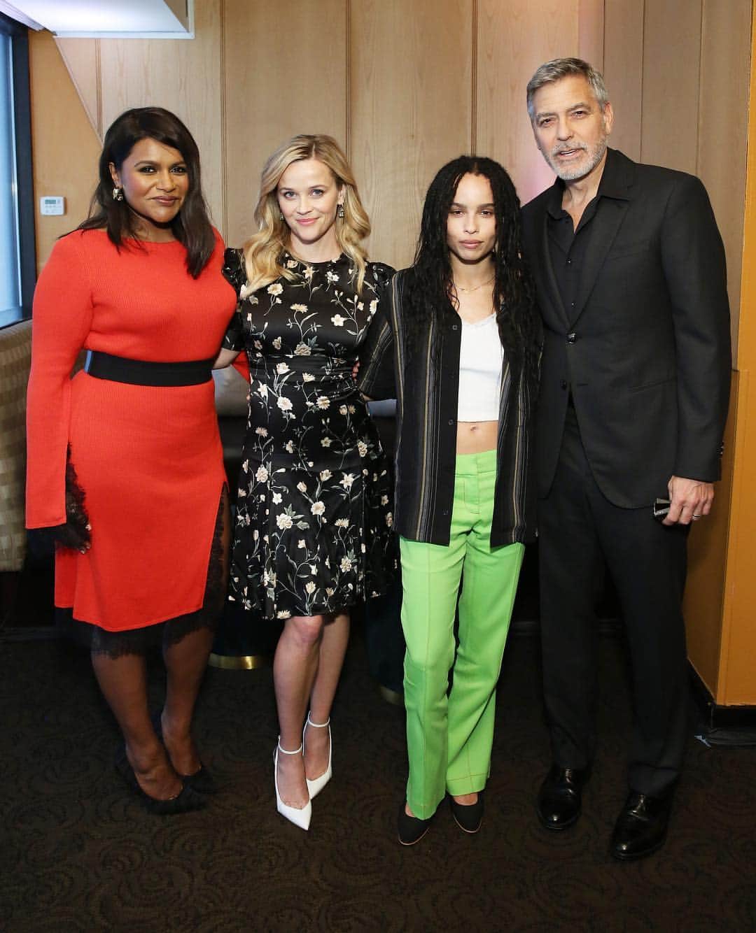 Just Jaredさんのインスタグラム写真 - (Just JaredInstagram)「So many stars hit up @hulu’s presentation for all their new content today! #MindyKaling #ReeseWitherspoon #ZoeKravitz #GeorgeClooney Photo: Getty」5月2日 2時50分 - justjared