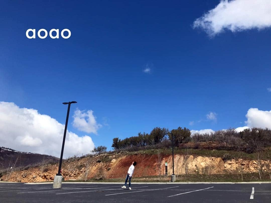 伊藤健太郎のインスタグラム：「健太郎 令和初日は aoao空 . @aoao_tt_  #aoao  #伊藤健太郎  #令和初日 #晴れ男」
