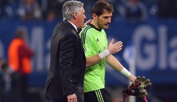 カルロ・アンチェロッティのインスタグラム：「Mucha fuerza Iker. Estamos contigo, capitán.」