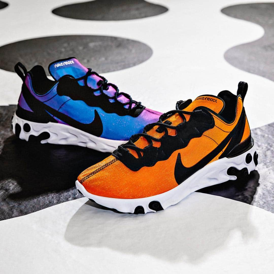 FOOTASYLUMさんのインスタグラム写真 - (FOOTASYLUMInstagram)「This Summers essentials are here. The @nikesportswear React Element 55 'Sunrise and Sunset' pack now available. - - - #WeAreFootasylum #footasylum #nike #reactelement55」5月2日 16時00分 - footasylum