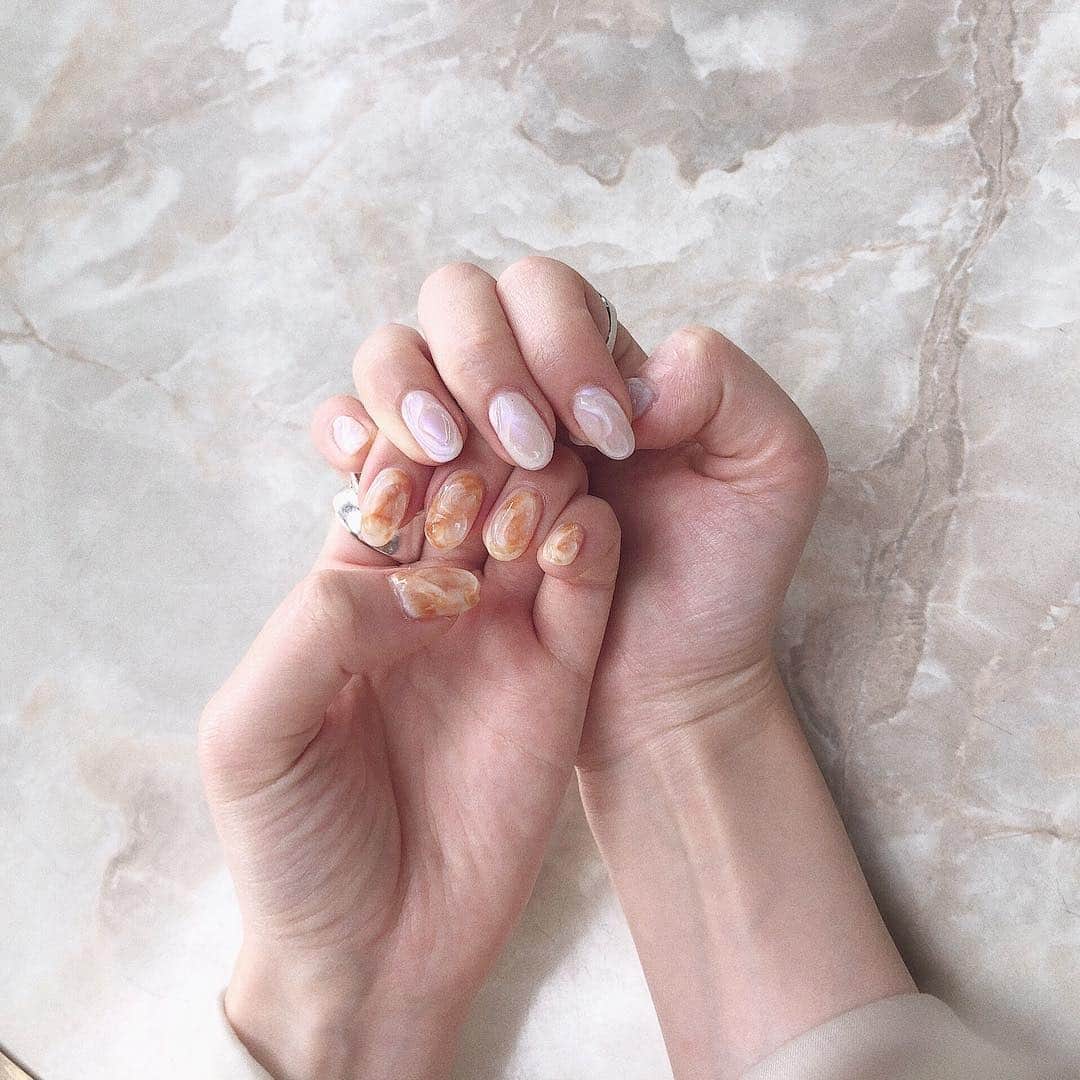 ムサシさんのインスタグラム写真 - (ムサシInstagram)「. やめられないぷくぷくnail 🐚𓂅 #nail #nuancenail」5月2日 16時39分 - ___musashi.___