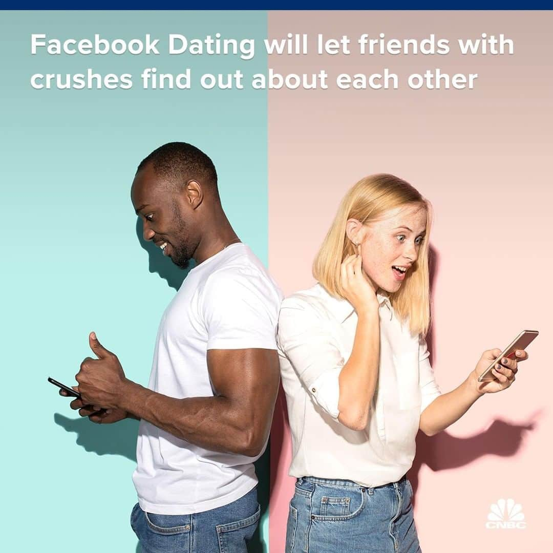 CNBCさんのインスタグラム写真 - (CNBCInstagram)「You might soon find out that one of your Facebook “friends” wants to be something more.⁣ ⁣ Facebook is launching a dating service in the U.S. that will let users choose up to 9 friends they have crushes on. If those friends are also on Facebook Dating, and similarly select them, the feature will notify both people.⁣ ⁣ Facebook Dating is already being used in other countries. To read more about its U.S. launch, visit the link in bio.⁣ *⁣ *⁣ *⁣ *⁣ *⁣ *⁣ *⁣ *⁣ #facebook #fb #dating #facebookdating #technology #socialmedia #datingapps #onlinedating #relationships #tinder #hinge #bumble #business #businessnews #cnbc⁣」5月2日 10時20分 - cnbc