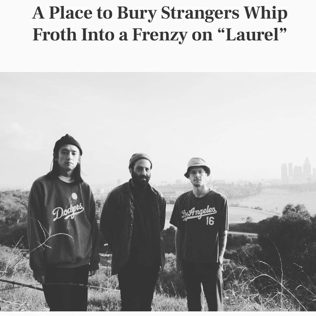 A Place to Bury Strangersのインスタグラム：「Oliver did an awesome remix of @frothband ’s “Laurel” which you can check out on @selftitledmag here:  http://www.self-titledmag.com/2019/05/01/froth-laurel-a-place-to-bury-strangers-remix/  We’re also DJing their show with @versing_theband at @elsewherespace Rooftop on July 3.  Tickets:  https://www.eventbrite.com/e/froth-elsewhere-rooftop-tickets-58605105448  #froth #remix #frothband #versing #versingband #aplacetoburystrangers #aptbs #aptbsremix #selftitled #selftitledmagazine #elsewhere #elsewherespace #brooklyn」