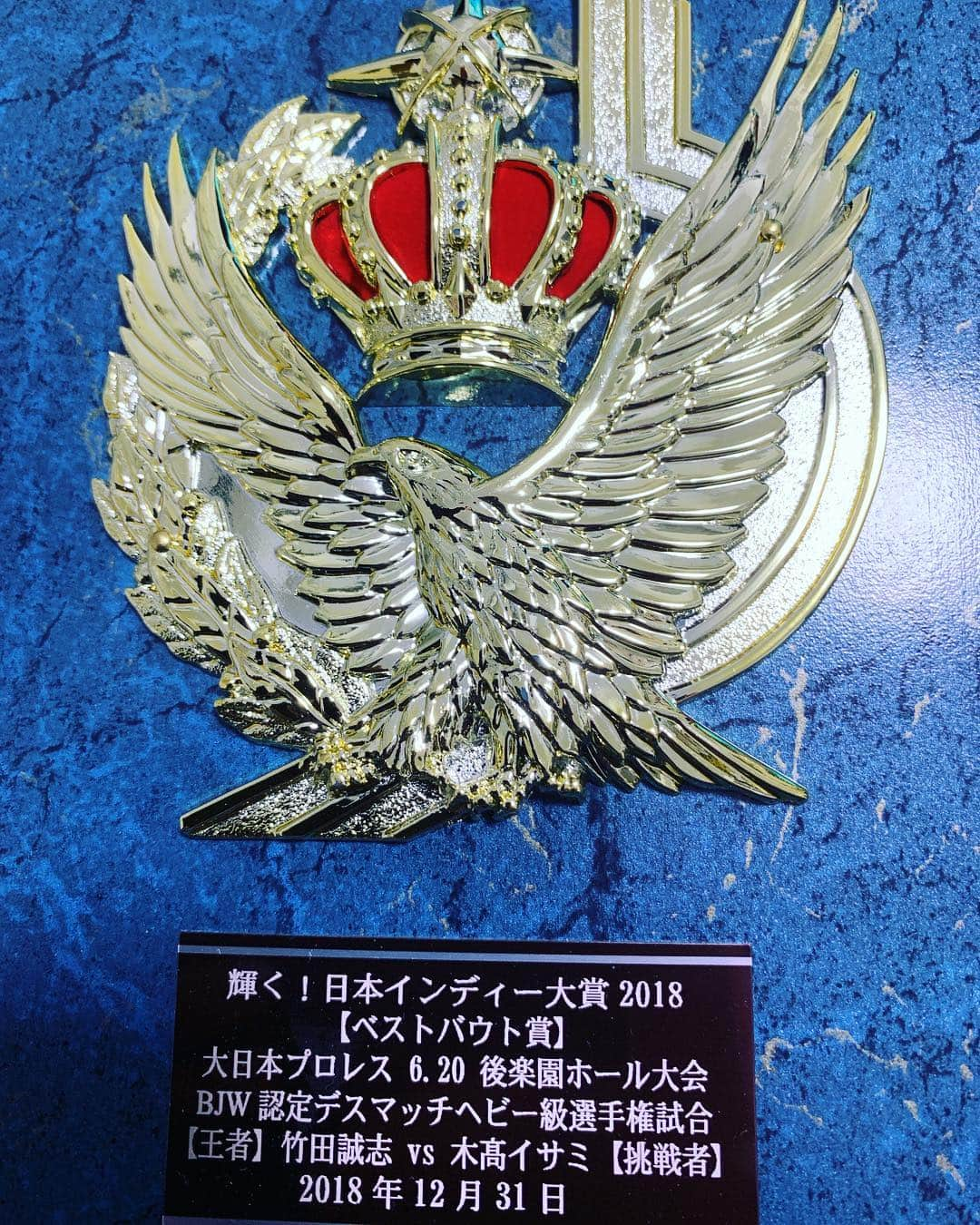 木高イサミさんのインスタグラム写真 - (木高イサミInstagram)「ネームプレートが入って届きました！！」5月2日 11時37分 - isami_777