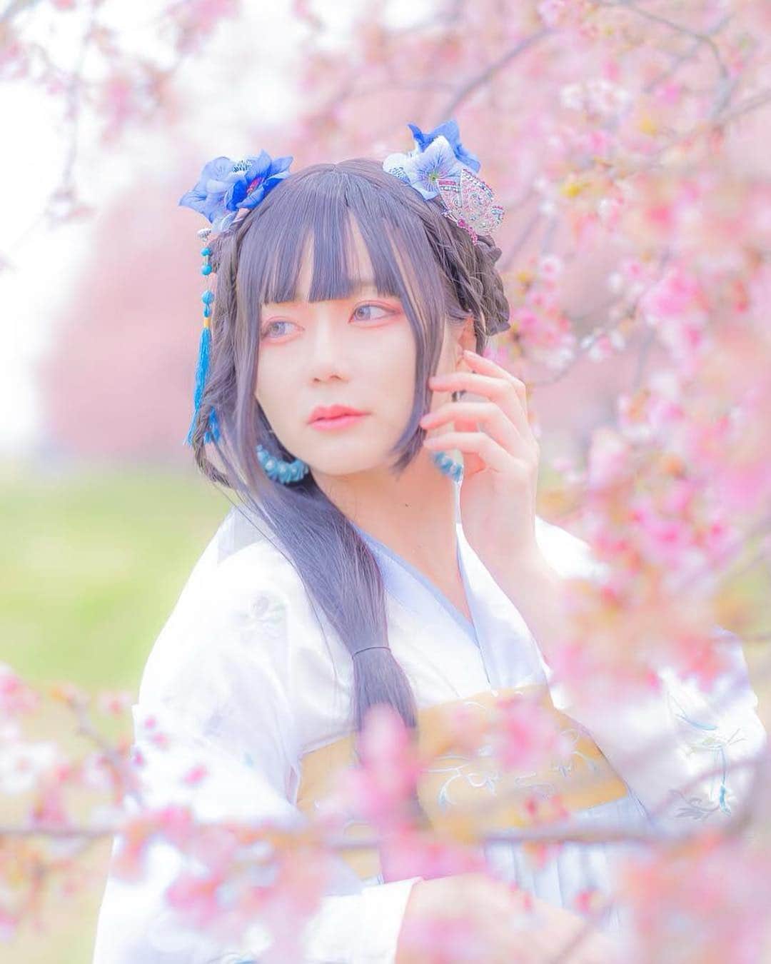 玉樹るいさんのインスタグラム写真 - (玉樹るいInstagram)「令和もよろしくお願いします  #桜 #spring #春 #sakura #韓服 #角色扮演 #japanesegirl #japan #photography #写真好きな人と繋がりたい #photograph #me #model  #beauty #portraitphotography #photooftheday  photo @_sh_0823」5月2日 12時50分 - abitara1118