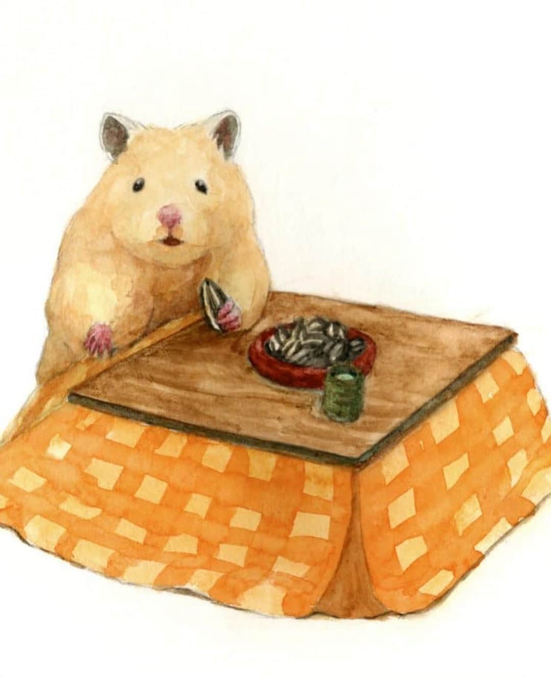9GAGさんのインスタグラム写真 - (9GAGInstagram)「Life of hamsters 🐹 | Follow @doodles - By @gottehamham - #doodles #9gag #hamsters #painting #art #cute」5月2日 13時50分 - 9gag