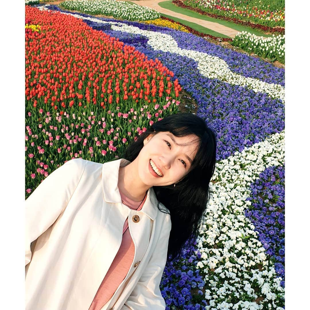 パク・ウンビンさんのインスタグラム写真 - (パク・ウンビンInstagram)「🌷⚘좋다 히힣⚘🌷」5月2日 15時04分 - eunbining0904