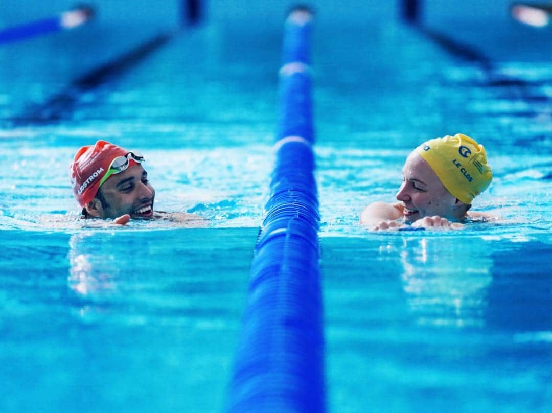 チャド・ルクロさんのインスタグラム写真 - (チャド・ルクロInstagram)「Guess who’s who 🤷‍♀️ 🤷‍♂️ #teamarena #waterinstinct pc @minekasapoglu」5月3日 1時48分 - chadleclos92