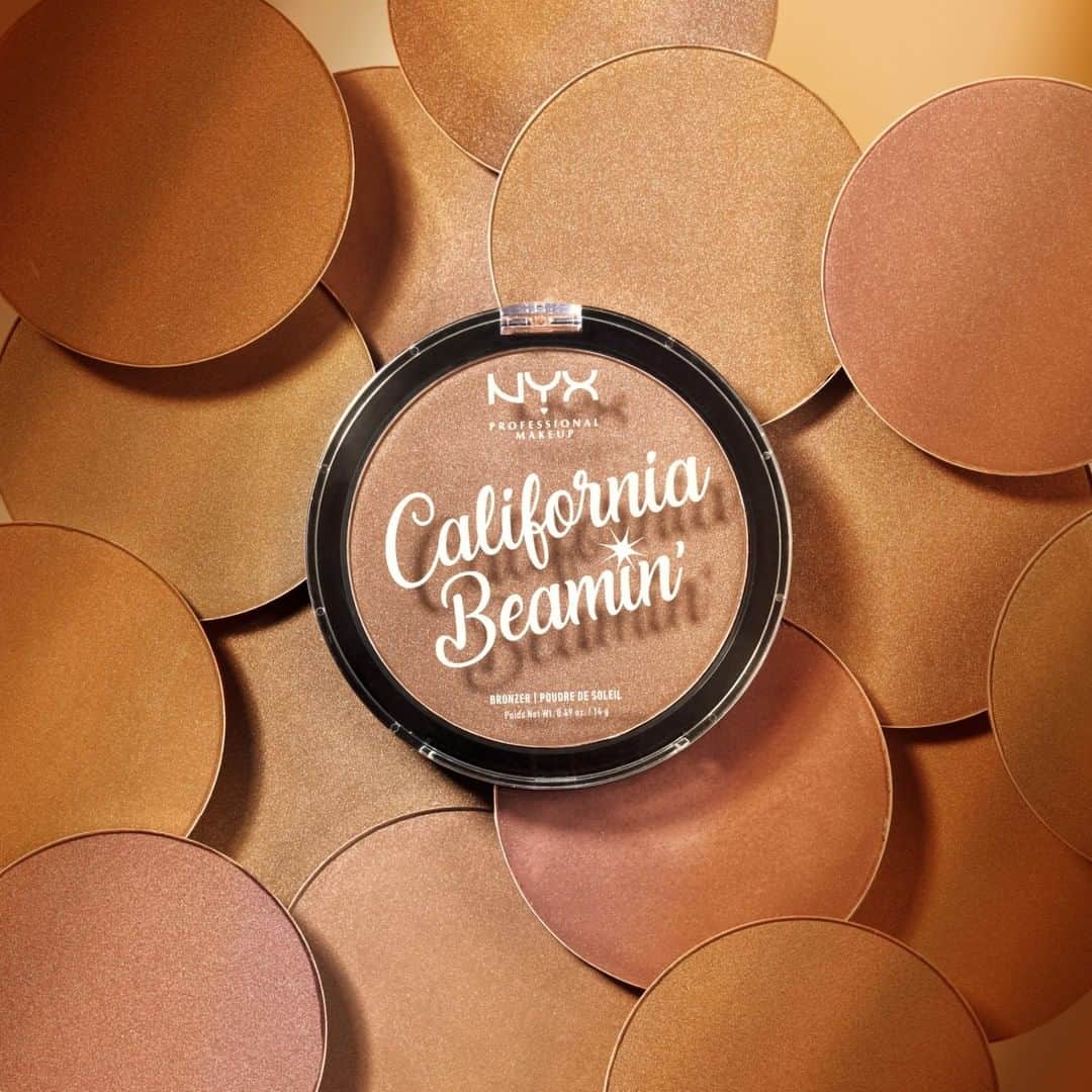 NYX Cosmeticsさんのインスタグラム写真 - (NYX CosmeticsInstagram)「JUST DROPPED: Our NEW California Beamin’ Face & Body Bronzers! ☀ This massive bronzer comes in 6 sun-kissed tones that are gonna turn up the heat 🔥 Featuring a creamy texture, our all-over powder delivers a warm faux glow with a flattering satin finish ✨ Available online & at your nearest #NYXProfessionalMakeup store! || #nyxcosmetics #crueltyfreebeauty #veganformula」5月3日 1時59分 - nyxcosmetics