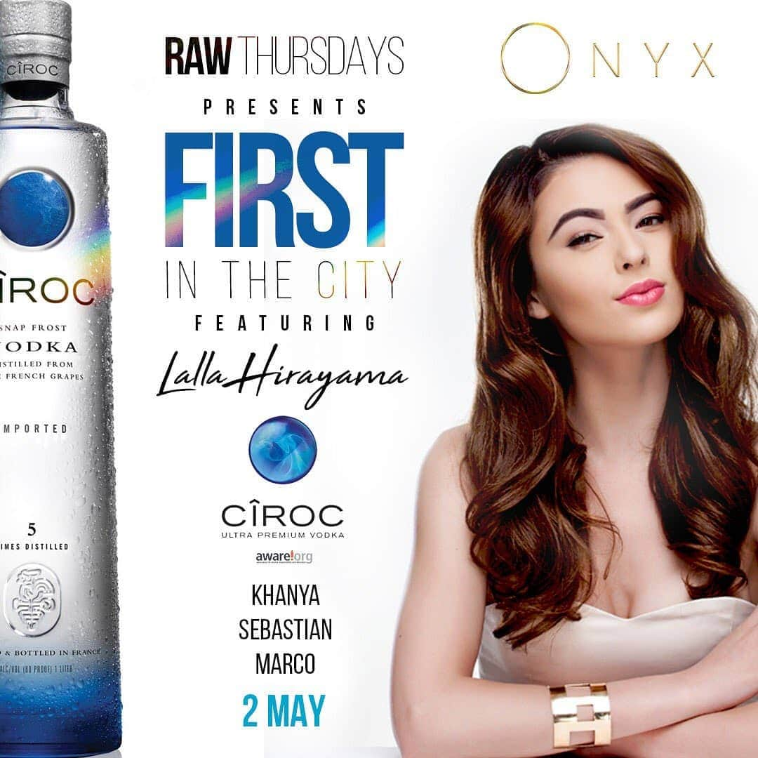 平山ララさんのインスタグラム写真 - (平山ララInstagram)「Tonight the gorgeous @ilovekhanya and I will be in the decks @onyx_sandton ❤👌 pull through!!!!」5月3日 2時07分 - lalla_hirayama