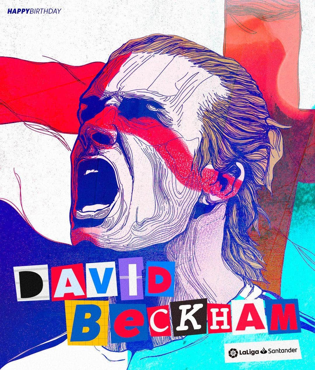 LFPさんのインスタグラム写真 - (LFPInstagram)「#HBD, @davidbeckham! 🎂🎩 • #Beckham #Birthday #RealMadrid #LaLiga #LaLigaSantander」5月2日 17時24分 - laliga