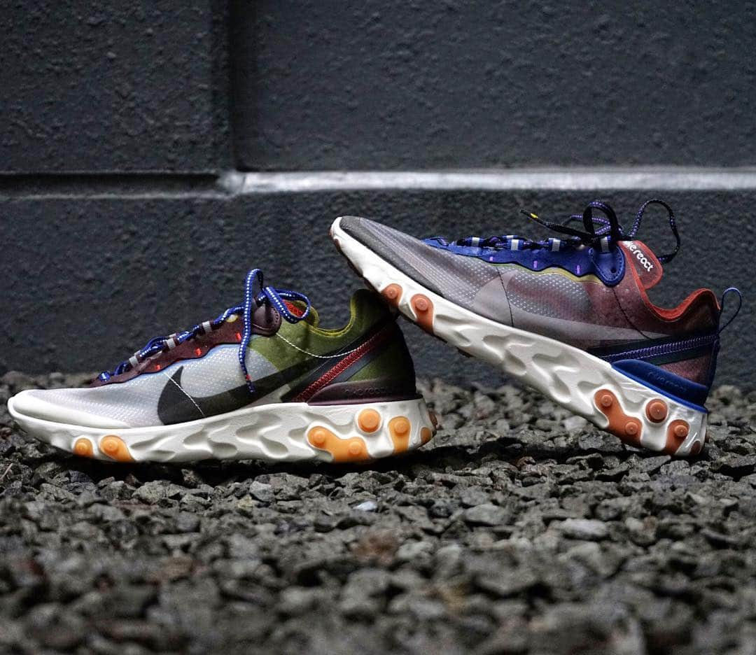 MāWさんのインスタグラム写真 - (MāWInstagram)「. [NIKE] REACT ELEMENT87. - #nike #nikereactelement87 #reactelement87 #mawsapporo #MāW #ins_online#fashion #sapporo #hokkaido」5月2日 18時21分 - maw_sapporo