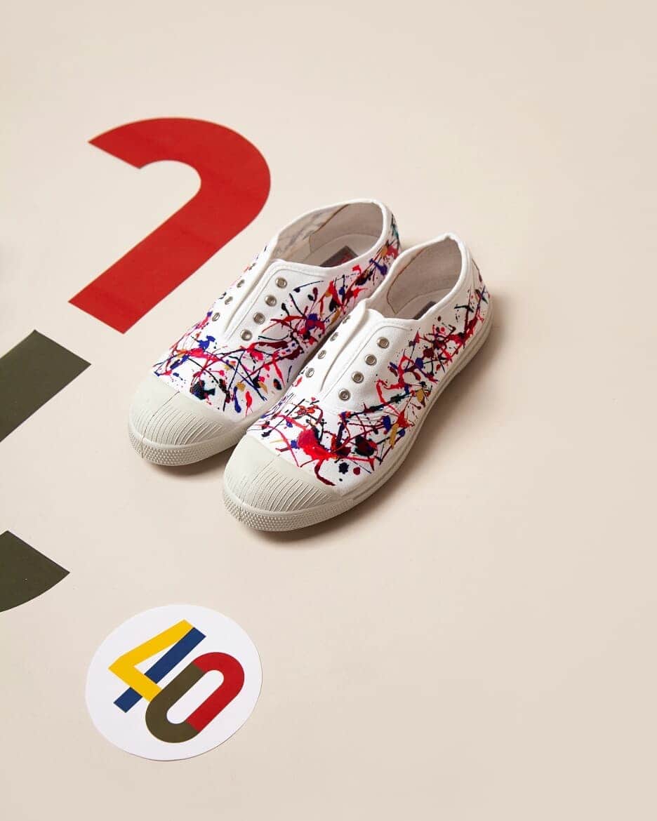 ベンシモンのインスタグラム：「- Accident - Bensimon by @olga_dessine  Parfois, l'art n'est pas le but mais la conséquence. 🇬🇧 Sometime, art is not the goal but the consequence. #bensimon40 #bensimonanniversary」