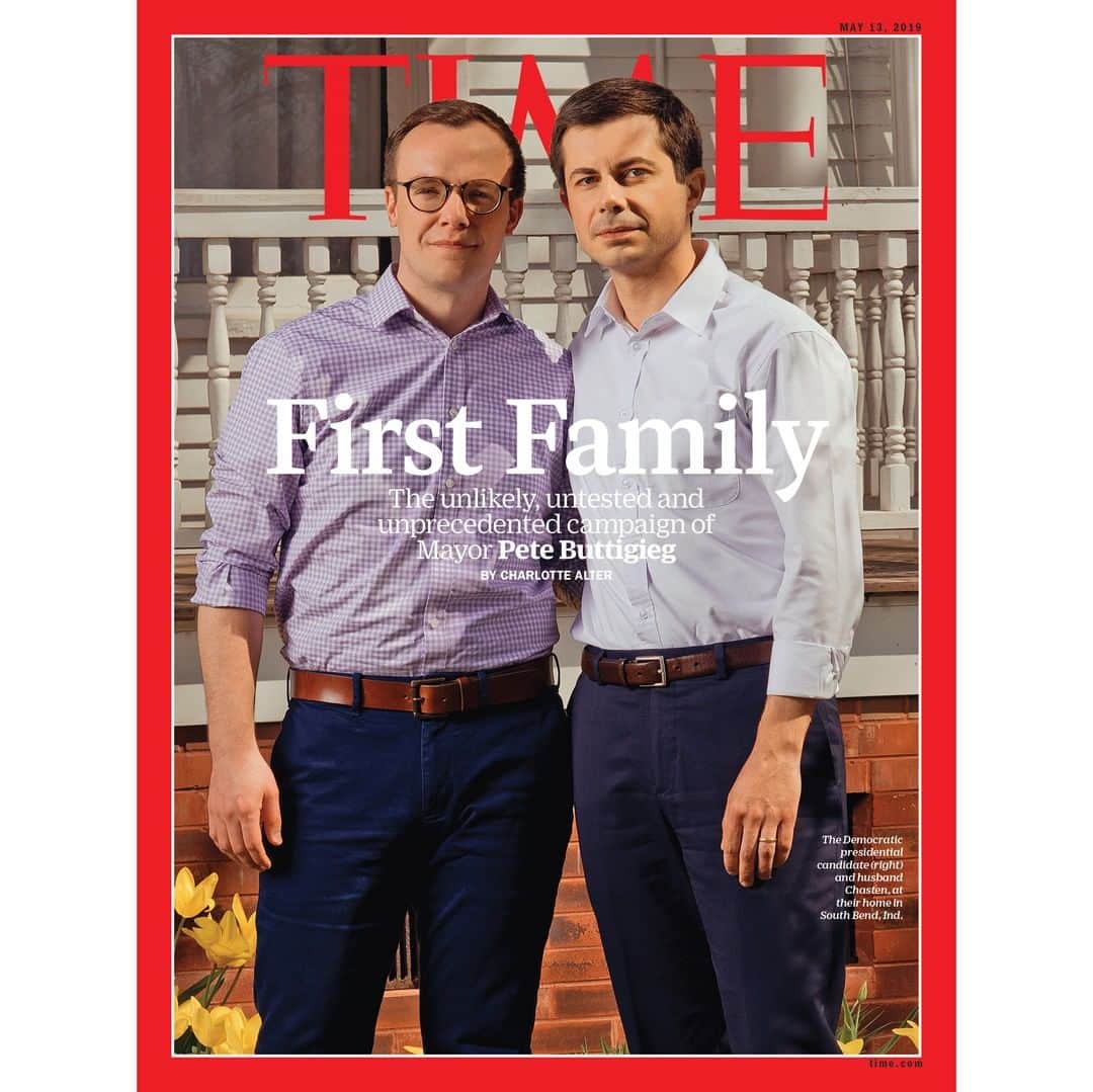 TIME Magazineさんのインスタグラム写真 - (TIME MagazineInstagram)「In a field of more than 20 ­candidates­—including six Senators, four Congressmen, two governors and a former Vice ­President—@pete.buttigieg (pronounced Boot-edge-edge) has vaulted from near total obscurity toward the front of the Democratic pack, running ahead of or even with more established candidates and behind only @joebiden and @berniesanders. The 37-year-old mayor of South Bend, Ind. is a gay Episcopalian veteran in a party torn between identity #politics and heartland appeals, writes @charlottealter. He’s also a fresh face in a year when #millennials are poised to become the largest eligible voting bloc. His platform is “Freedom, Security and Democracy,” which wouldn’t sound out of place coming from a Bush-era Republican yet actually harks back to Franklin Delano Roosevelt. But in order to maintain his momentum, Buttigieg will have to do more to flesh out those ideas. And he’ll have to make inroads with black and Hispanic voters who have so far appeared unimpressed with his campaign. In many ways, Buttigieg is @realdonaldtrump’s polar opposite: younger, dorkier, shorter, calmer and married to a man (@chasten.buttigieg). His success may depend on whether Democrats want a fighter to match #Trump, or whether Americans want to “change the channel,” as Buttigieg puts it. “People already have a leader who screams and yells,” he says. “How do you think that’s working out for us?” Read more at the link in bio. Photograph by @ryanpfluger for TIME」5月2日 21時07分 - time