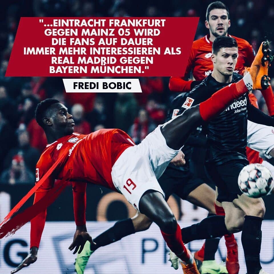 1.FSVマインツ05さんのインスタグラム写真 - (1.FSVマインツ05Instagram)「#Eintracht Sportvorstand Fredi Bobic im @zeit-Interview über das Szenario einer europäischen #SuperLeague ... Wie seht ihr das? Auch #Mainz05 ist heiß aufs nächste Derby 🔥🔥🔥」5月2日 21時55分 - 1fsvmainz05