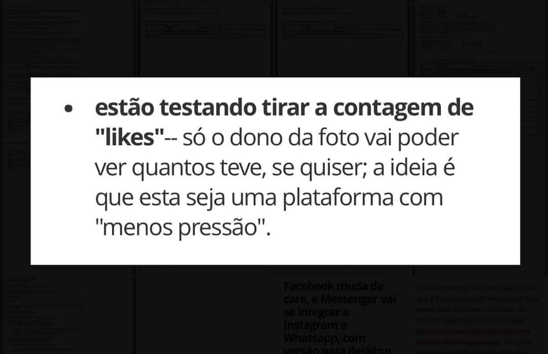 Mariana Riosさんのインスタグラム写真 - (Mariana RiosInstagram)「Sempre penso no que a rede social está fazendo com a vida das pessoas. Como tudo se baseia em quantos seguidores vc tem, quantos likes e comentários rendem suas fotos. O seu valor passa a ser outro. Durante um jantar, eu estava conversando com amigos e um deles me disse que tinha ficado com uma menina numa viagem. Mas que em momento algum o coração disparou. Mesmo assim iria continuar com ela pois ela tinha 200 mil seguidores no Instagram. Isso faz dela, na cabeça dele, uma pessoa diferente. Fiquei pensando por dias nisso. Não importa sua conduta, não importa seu caráter, não importa o quanto vc faz ou deixa de fazer o bem, não importa como vc trata seus familiares e aqueles que precisam de vc. Não importa como vc se comporta no trabalho nem se realmente tem um trabalho. Você passou a valer o número de seguidores que tem. Por isso, quando abrimos os comentários nas fotos, nos deparamos com uma quantidade imensa de “segue de volta” ou “troco likes”. Pra que? Por que? Hoje lendo essa e tantas outras notícias sobre as mudanças do Instagram, fico feliz e torcendo para que o número de seguidores, de curtidas e de comentários não apareçam mais em nossas páginas. Assim, quem sabe, voltaríamos a ser pessoas iguais. Apenas com um álbum de retratos a ser compartilhado, um pensamento a ser lido ou um vídeo pra ser visto. Teríamos uma página de lembranças e não mais de uma vida inventada a espera de aplausos falsos para ser aceito. M.R」5月2日 23時01分 - marianarios