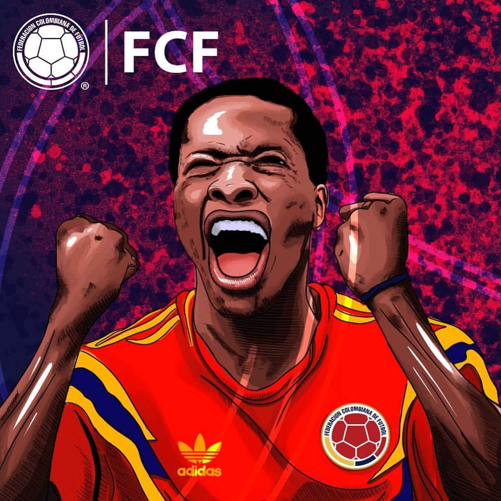 サッカー コロンビア代表チームのインスタグラム：「¡Un grito histórico para nuestro país! ⚽🇨🇴 #TBT」