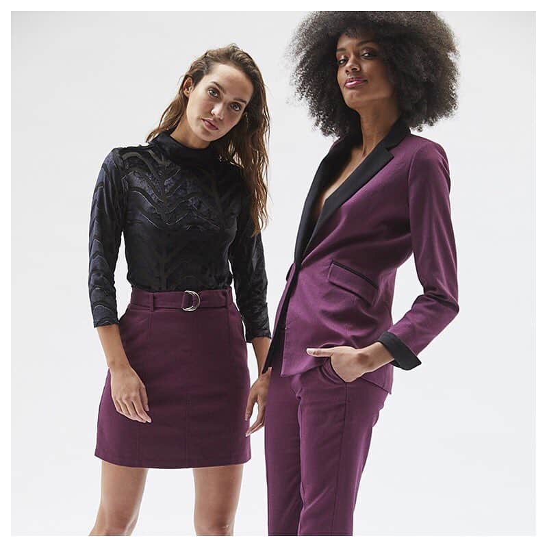 さんのインスタグラム写真 - (Instagram)「Deep Purple! 💜 #morgan #fashion #outfit #morgandetoi #fashioninspiration #purplemood #workinggirl #girlsquad #chicinthecity #lamodelamodelamode」4月9日 1時37分 - morgandetoiofficiel