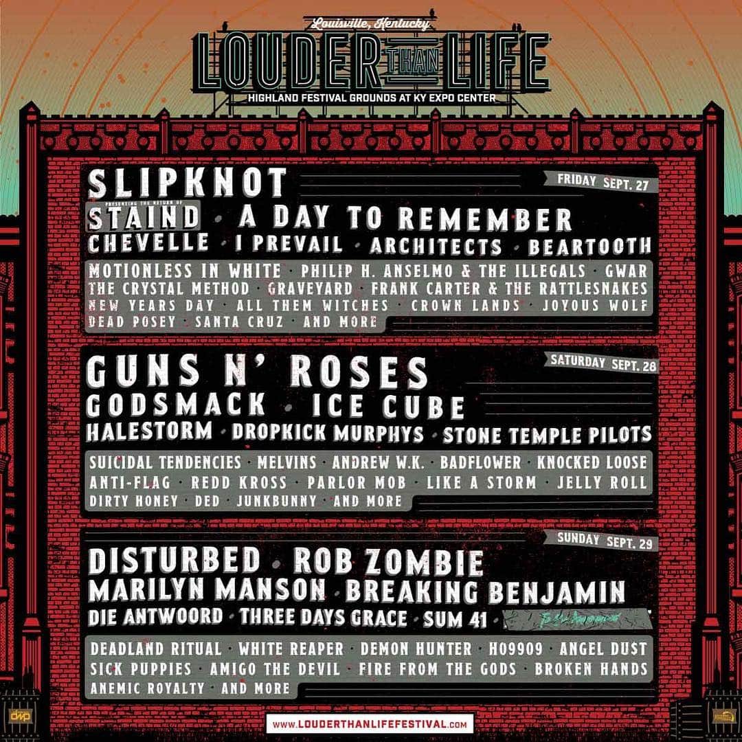 Guns N' Rosesさんのインスタグラム写真 - (Guns N' RosesInstagram)「First show of 2019, tickets are here. We're bringing it to @louderthanlifefest, September 28, Louisville, KY. Tix: in bio」4月9日 1時48分 - gunsnroses