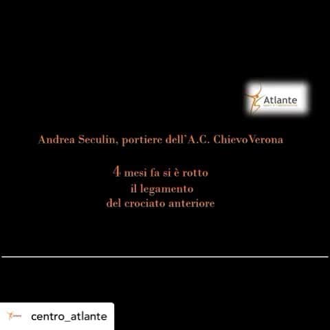 アンドレア・セクリンのインスタグラム：「Grazie @centro_atlante per questo video!!! 😊💪🏻💪🏻💪🏻💪🏻💪🏻💪🏻 #riabilitazione#riab#centroatlante#acchievoverona#keeper#crociatoanteriore#recupero#dajee#💪🏻」