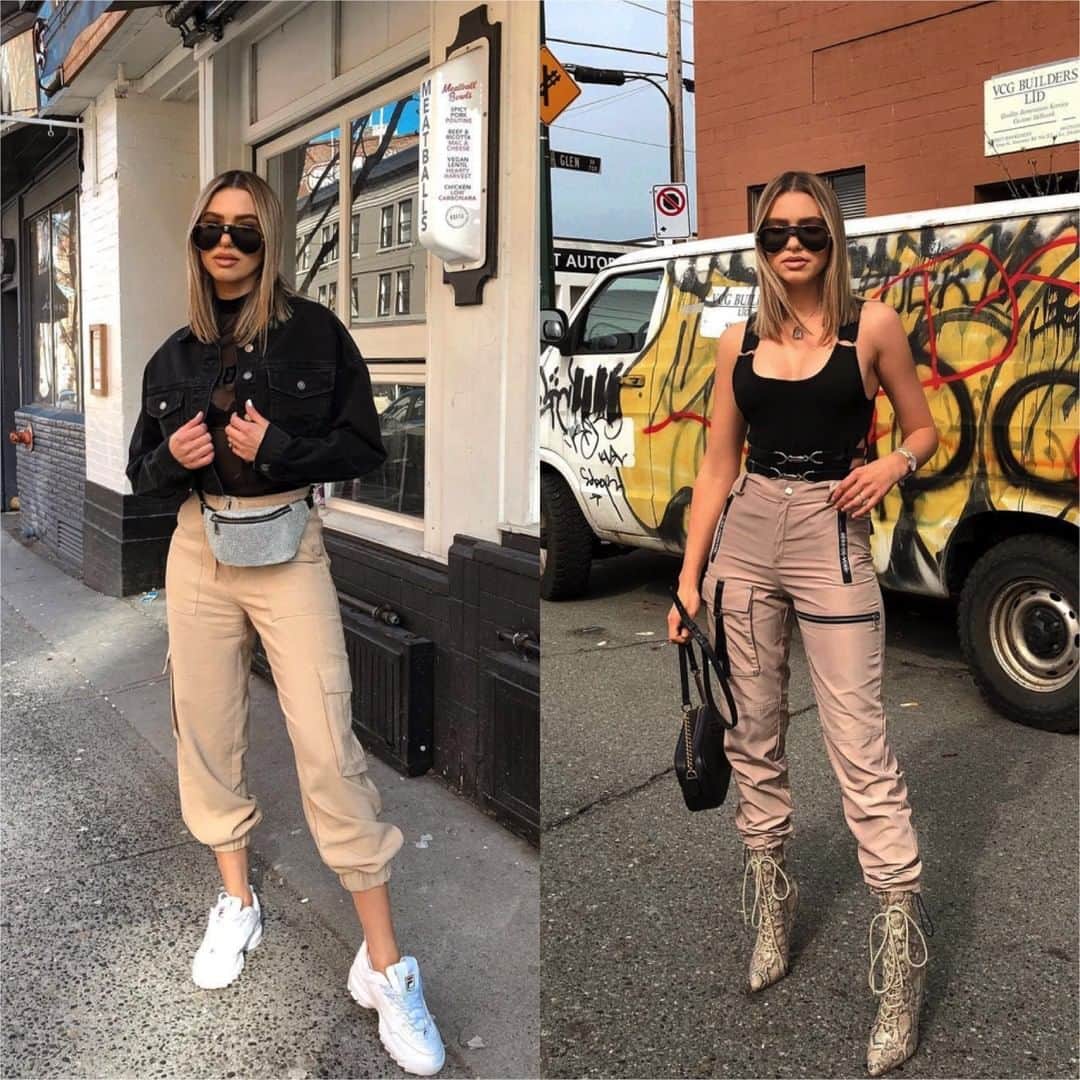 Angel™さんのインスタグラム写真 - (Angel™Instagram)「Left or Right??? credit @vitaliia #americanstyle #ootd #outfit #style #fashion #black #white #shopping 😍」4月9日 3時35分 - americanstyle