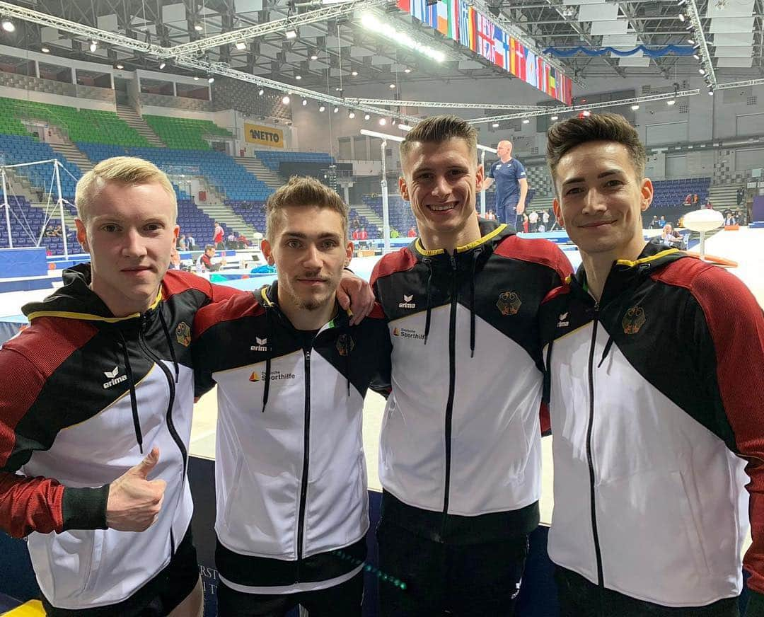 マゼル・ニューエンさんのインスタグラム写真 - (マゼル・ニューエンInstagram)「First training @ecszczecin2019 ✅ #ecszczecin2019 #teamd #wirfuerd #gymnastics #europeanchampionship #friends #goforit #themarcelnguyen」4月9日 4時09分 - themarcelnguyen