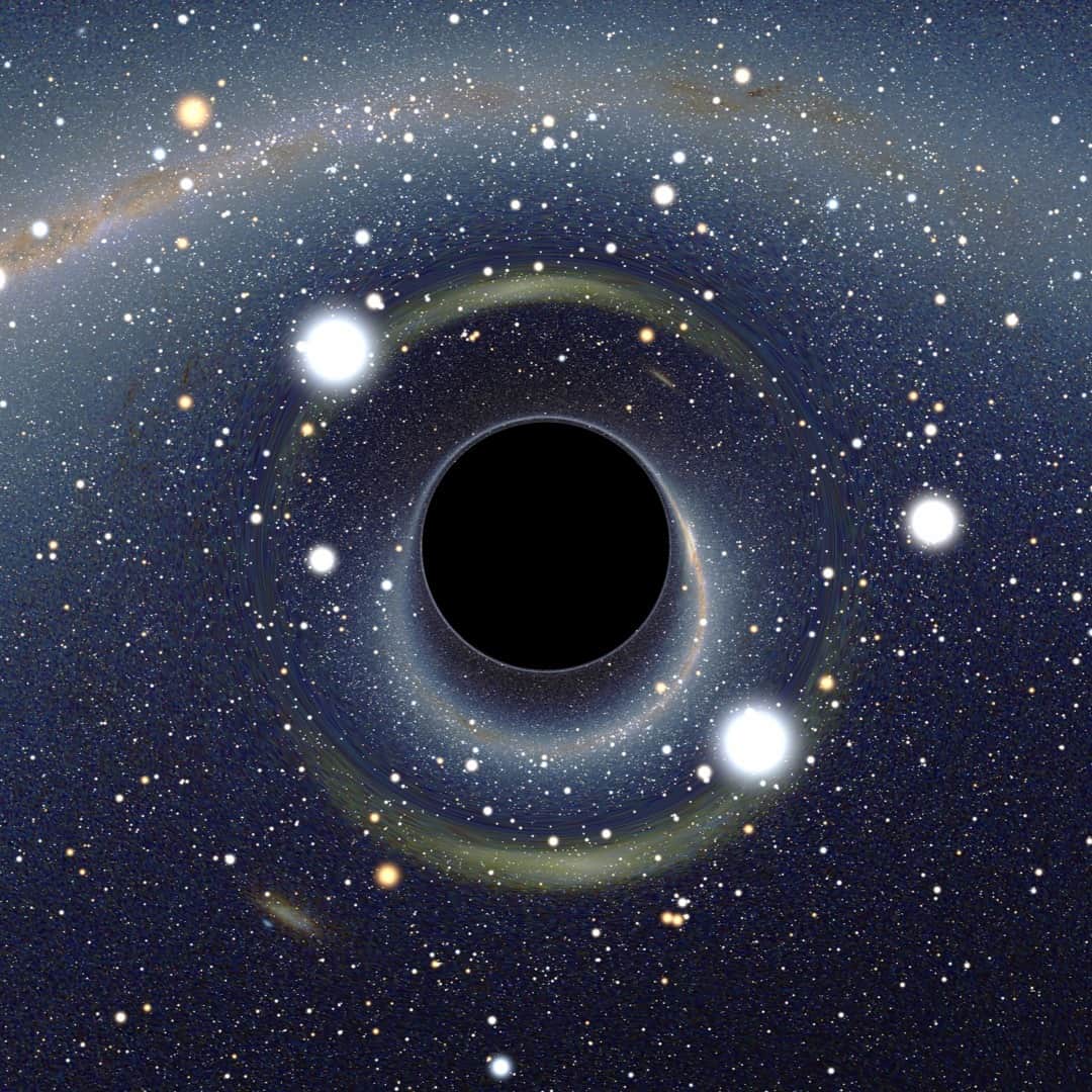 アルベルト・アインシュタインさんのインスタグラム写真 - (アルベルト・アインシュタインInstagram)「Approximately 100 years after Einstein first predicted black holes, astronomers plan to reveal the first-ever photograph of one at a worldwide event on Wednesday. The one shown here is an artist’s rendering. @esoastronomy #eventhorizontelescope」4月9日 4時17分 - alberteinstein