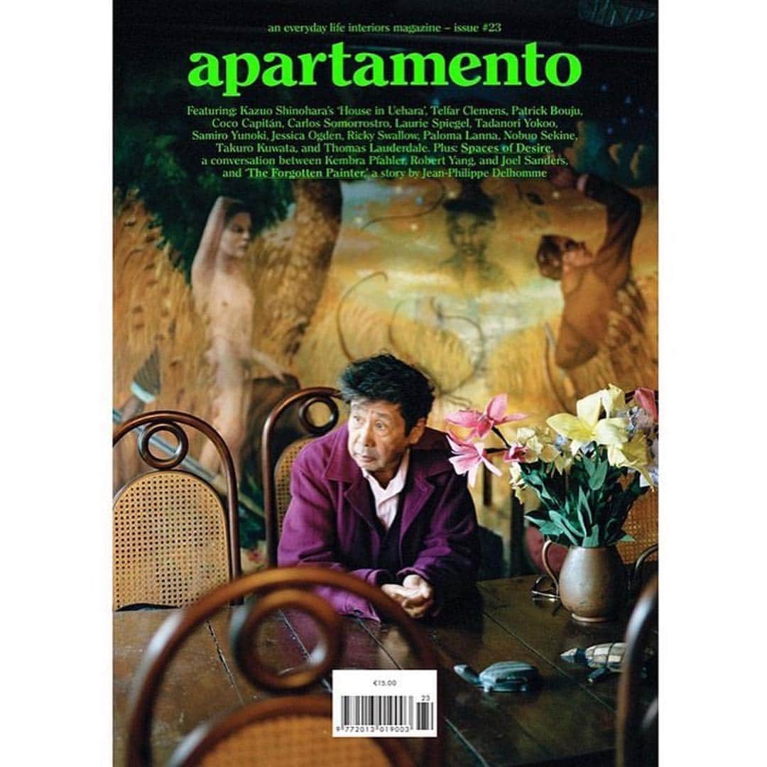 KAWSONEさんのインスタグラム写真 - (KAWSONEInstagram)「Wow, this is such a nice surprise! Tadanori Yokoo is amazing!!! #Repost @albertzbenda ・・・ #repost @apartamentomagazine New! Issue 23, where #apartamentomagazine goes to Japan and the artist Tadanori Yokoo graces the cover.  The latest issue is released worldwide on April 25, BUT if you happen to be in Milan this week you can pick up a copy during our special Salon del Mobile pre-sale.  Not to be missed. - #albertzbenda #tadanoriyokoo #japan #artist #painting #graphicdesign #apartamento #milan #tokyo」4月9日 4時18分 - kaws