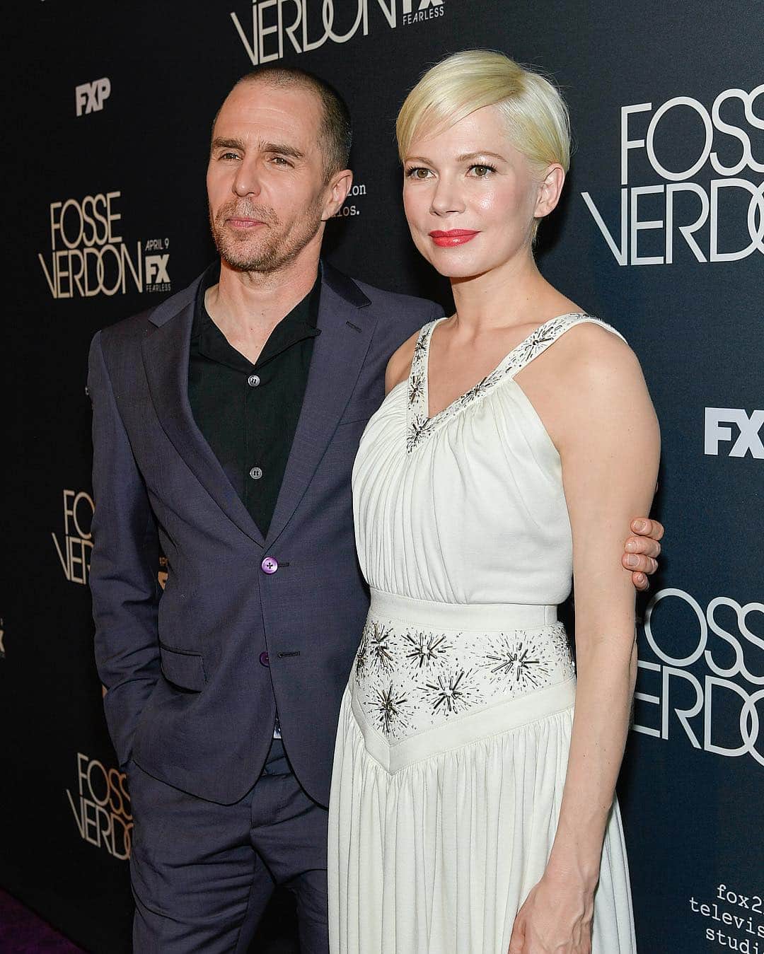 Just Jaredさんのインスタグラム写真 - (Just JaredInstagram)「Michelle Williams in @louisvuitton joins Sam Rockwell at the “Fosse/Verdon” premiere! The show premieres tomorrow night on FX.  #MichelleWilliams #LouisVuitton #SamRockwell Photos: Getty」4月9日 9時59分 - justjared