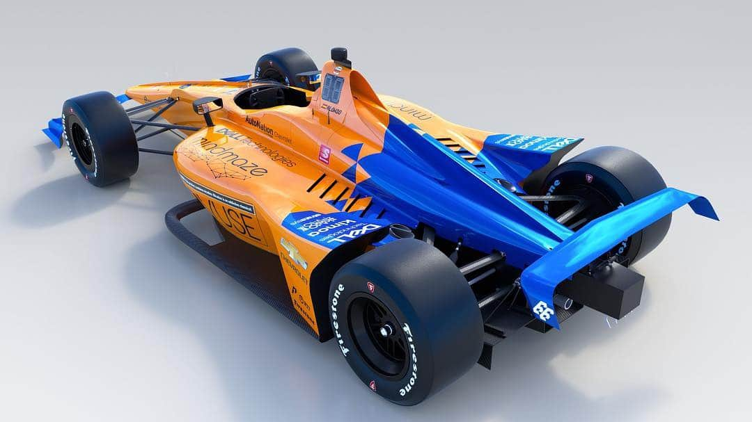 フェルナンド・アロンソさんのインスタグラム写真 - (フェルナンド・アロンソInstagram)「Here our #mclaren66 for the 103th edition of the #indy500 . 🤭🤭👌👌!」4月9日 4時49分 - fernandoalo_oficial