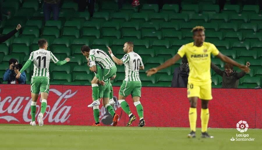 アントニオ・バラガンさんのインスタグラム写真 - (アントニオ・バラガンInstagram)「Victoria importante para seguir luchando por nuestro objetivo !!! Ahora centrados en EL GRAN DERBI 💪🏻⚽️💚」4月9日 5時07分 - antoniobarragan17