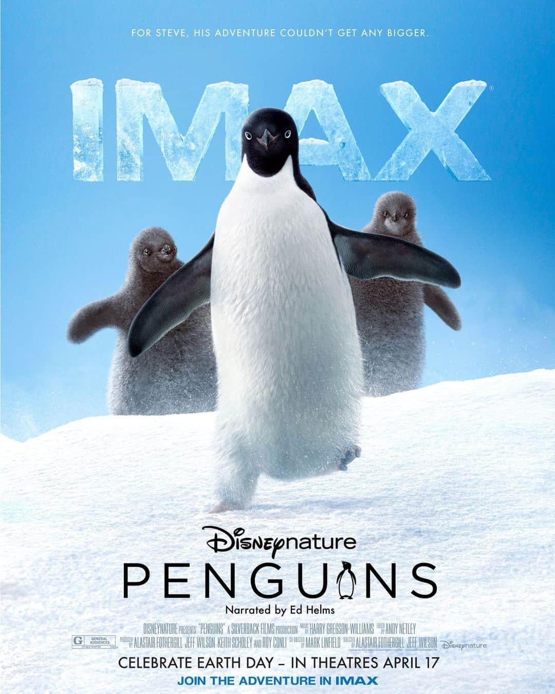 Walt Disney Studiosさんのインスタグラム写真 - (Walt Disney StudiosInstagram)「Check out this exclusive @IMAX poster for #DisneynaturePenguins, and see the film in theaters and in #IMAX on April 17.」4月9日 5時17分 - disneystudios