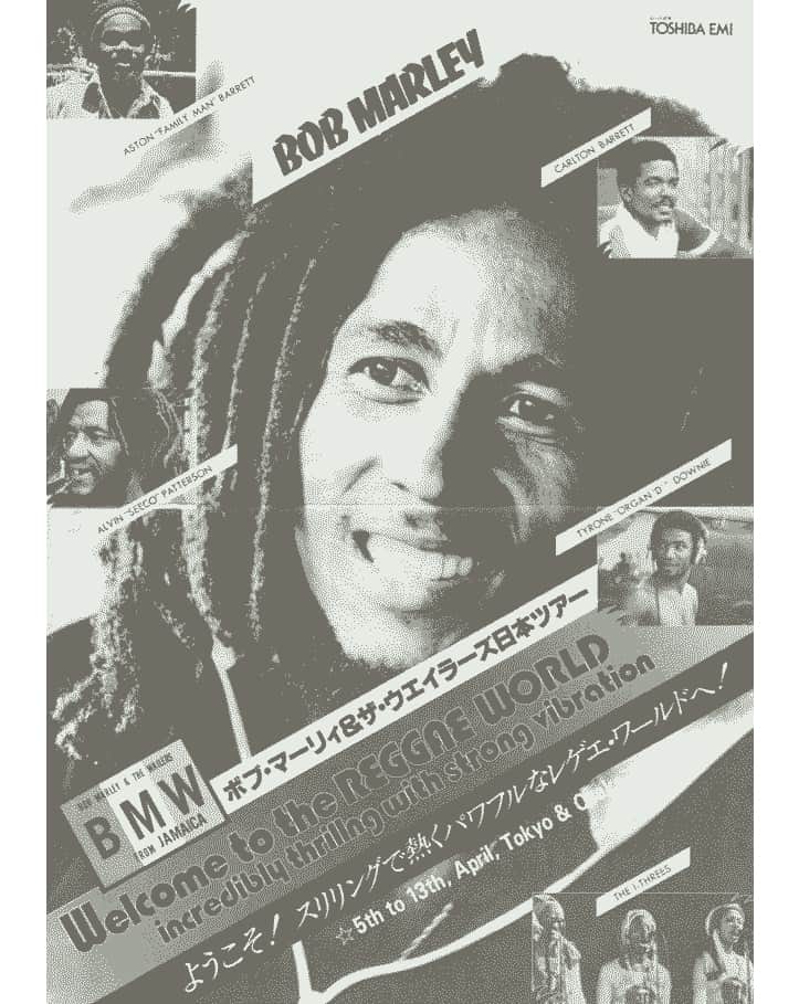 ボブ・マーリーさんのインスタグラム写真 - (ボブ・マーリーInstagram)「From this week in 1979, Bob kicks off the #BabylonByBus tour with an 8-show, 9-night run across #Japan! This tour is widely credited as the week that brought #reggae music to the island. #todayinbobslife」4月9日 6時37分 - bobmarley
