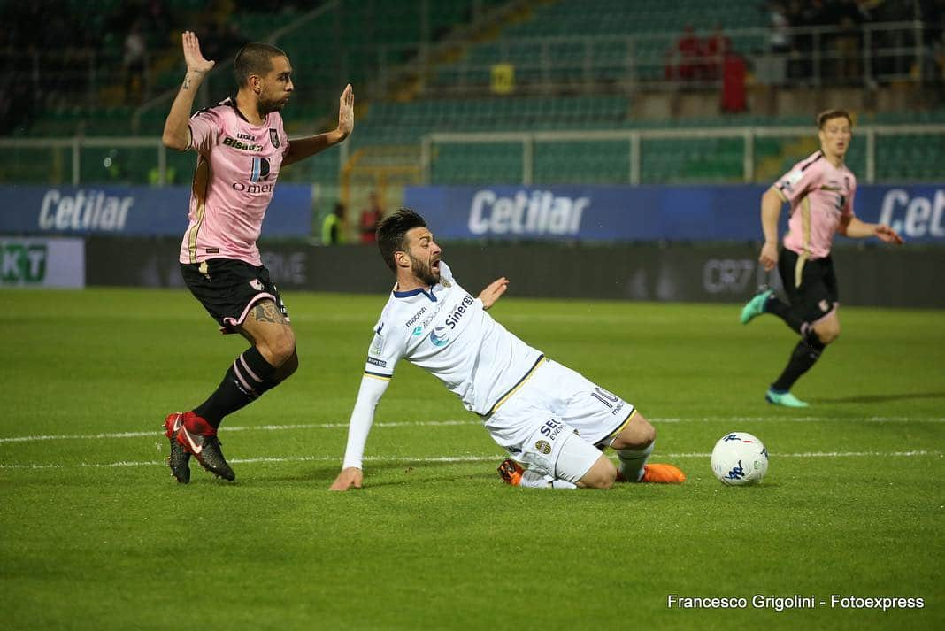 エラス・ヴェローナFCさんのインスタグラム写真 - (エラス・ヴェローナFCInstagram)「📸 Le foto di #PalermoVerona #DaiVerona」4月9日 6時39分 - hellasveronafc