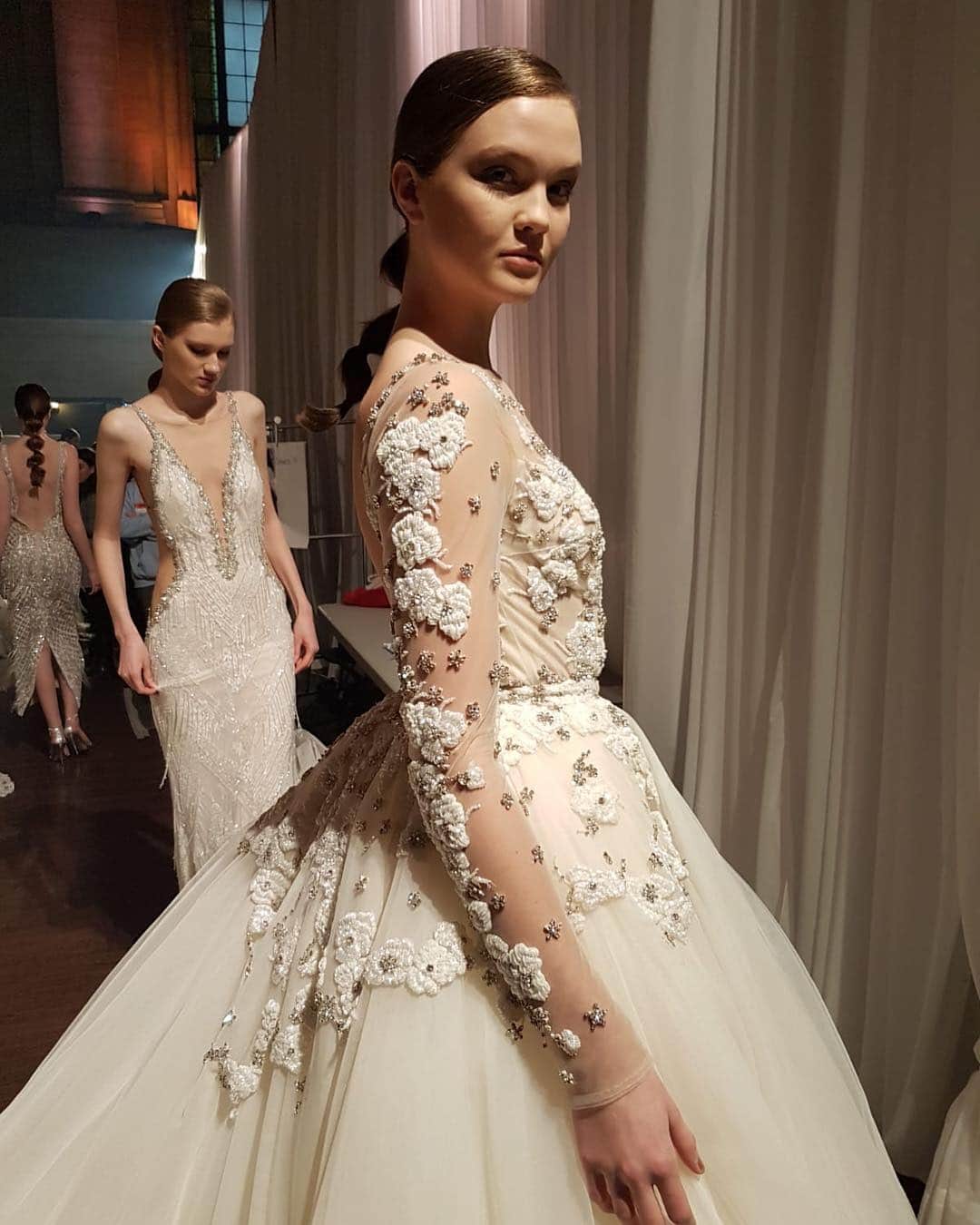 Galia Lahavさんのインスタグラム写真 - (Galia LahavInstagram)「A Queen inside and out | With our #NEVIS gown you're guaranteed to feel like royalty #GLCouture @whitemontreal @whitetoronto @bridalboudoir」4月9日 17時47分 - galialahav
