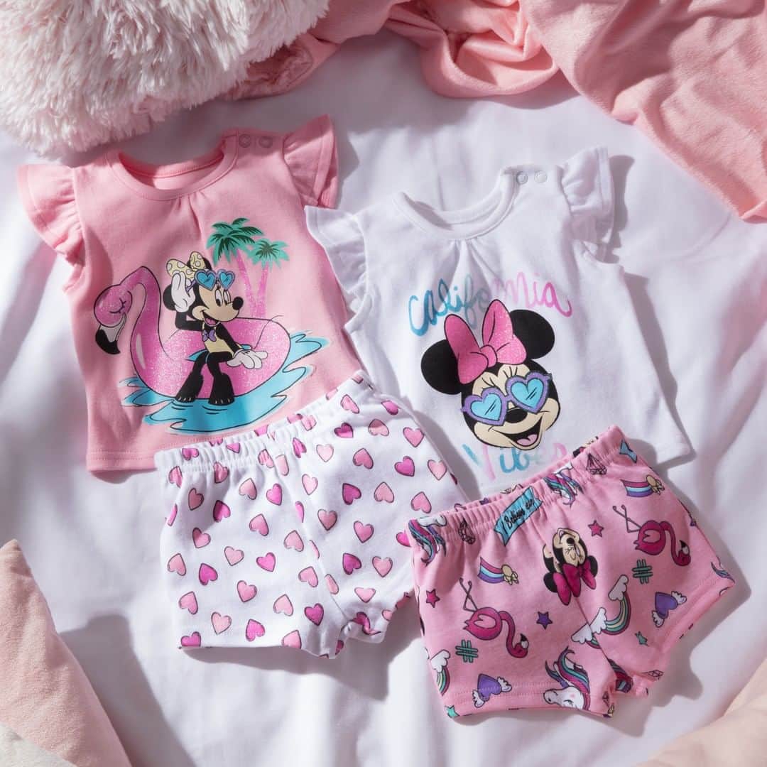 プリマークさんのインスタグラム写真 - (プリマークInstagram)「Minnie is on board with the cali vibes 🌴💕 2 Pack Pyjamas €8 (Available in: 🇮🇪🇫🇷🇮🇹🇪🇸🇵🇹) #Primark #PrimarkXDisney #kidswear」4月9日 19時00分 - primark