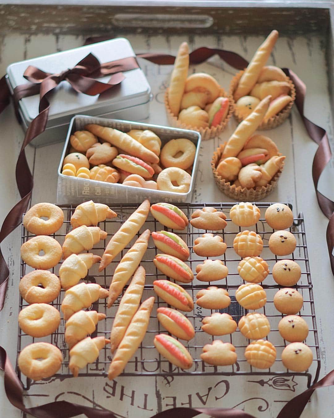 イースタークッキーBOX③  ミニチュアクッキー　ミニチュアスイーツ イースタークッキーBOX③ ミニチュアクッキーミニチュアスイーツ