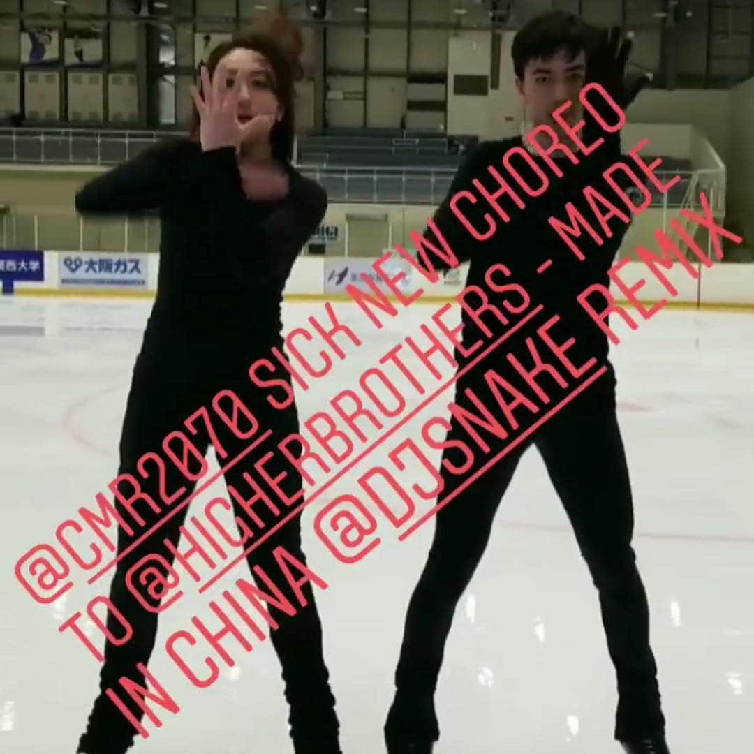 キャシー・リードさんのインスタグラム写真 - (キャシー・リードInstagram)「New exhibition choreo for @govincentzhou 😎 super fun to make‼️Good luck Vincent at WTT and for the next season‼️You are one hell of a talented skater‼️🤩 Vincent Zhaoの新しいエキジビションプログラム😎 振り付けはすごくかっこいい‼️ Vincent がんばってください‼️ 凄く才能がありますね‼️🤩⛸ #lovemyjob #choreo #dance #datstaretho #flyinhair #madeinchina #higherbrothers #nothalfbrothers #djsnake #whatisthischineserapmusic #starsoniceusatour #gettickets #goseeit」4月9日 11時04分 - cmr2070