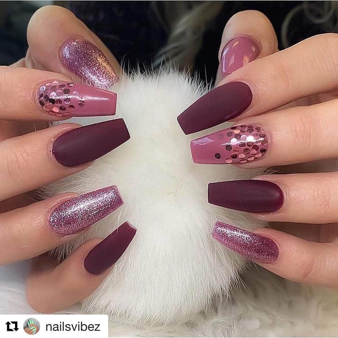 Nail Designsさんのインスタグラム写真 - (Nail DesignsInstagram)「Credit: @nailsvibez  #nailpolish #nailartwow #cutenails #nailartwow #nailpromote #nailfeature #coffinnails #naillife #nailaddict #nailsofinstagram #nailsoftheday #naildesigns #nailsmagazine #nailsonfleek #nailsnailsnails #nailsalon #nails4today #fashion #nailstudio #glitternails #gelnails #lovenails #nailartist #notd #manicure #prettynails #nails2inspire #beauty #style #diy」4月9日 11時12分 - nailartfeature