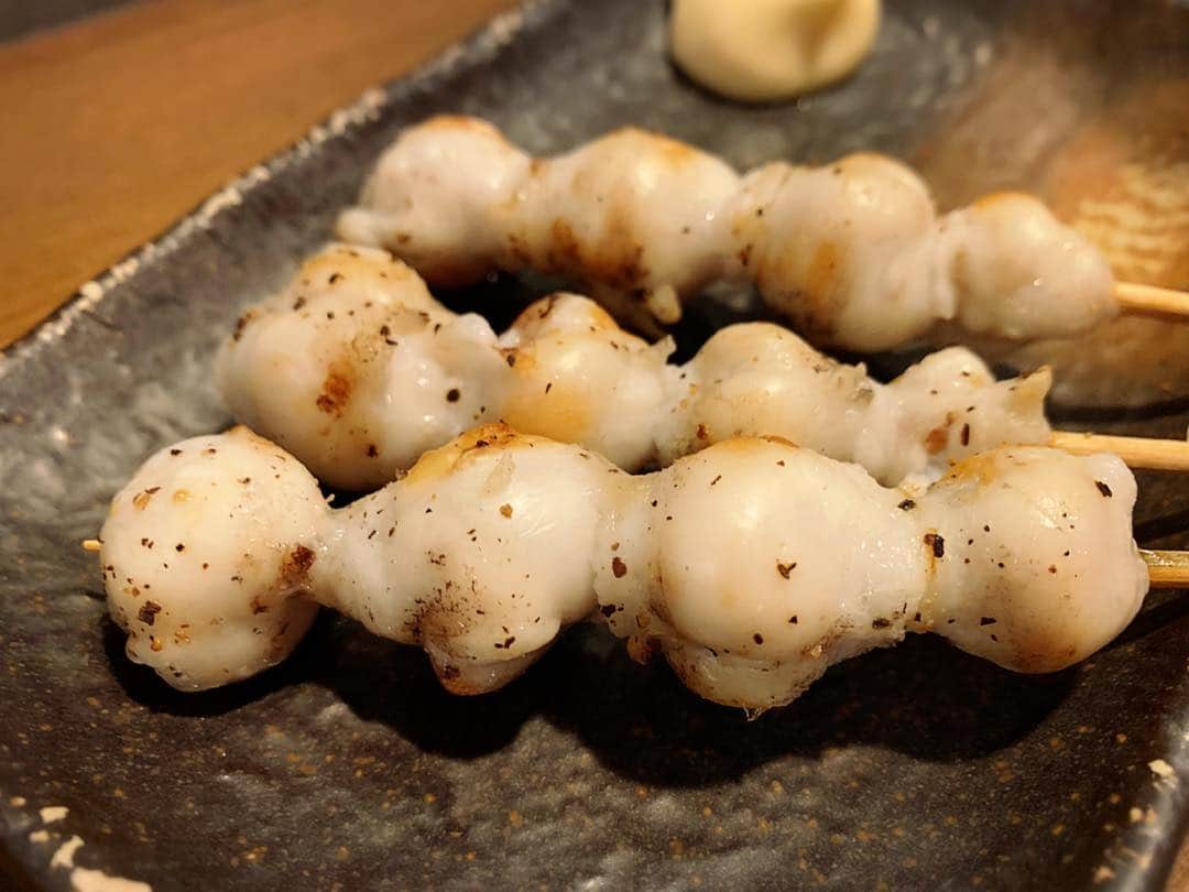 佐井祐里奈さんのインスタグラム写真 - (佐井祐里奈Instagram)「大好きだった焼き鳥がつわりで4か月間食べられていなかったので、やっと『焼き鳥が食べたい😋💓』という気持ちになった時は涙が出るほど嬉しかった😂❤️ 一生大好きなお肉（焼肉・焼き鳥）が食べられなくなってしまったら…永遠にこのまま食の好みが変わってしまったらと考えるだけで震えたもん😭⚡️ ツワリ中は本当にしんどくて毎晩泣いてました。食欲が一切ない、食べたいものがない、とにかく気持ちが悪くて…でも吐けない、ってこんなにもストレスになるんだなんて知らなかったもん…。 入院したり点滴しなくてすんだのは、仕事で食レポがあったから！✨仕事中はなぜか食べられたんだよなぁ〜🤔 神さまありがとう😭💓って気持ちでした。🙏❤️ 4か月ぶりの焼き鳥は最高に美味しかった💓 . . . . . #しげ #しげ泉店 #焼き鳥 #初マタ #プレママ #つわり #yunnaログ #名古屋ディナー #名古屋焼き鳥 #名古屋グルメ」4月9日 11時16分 - yunna_s31