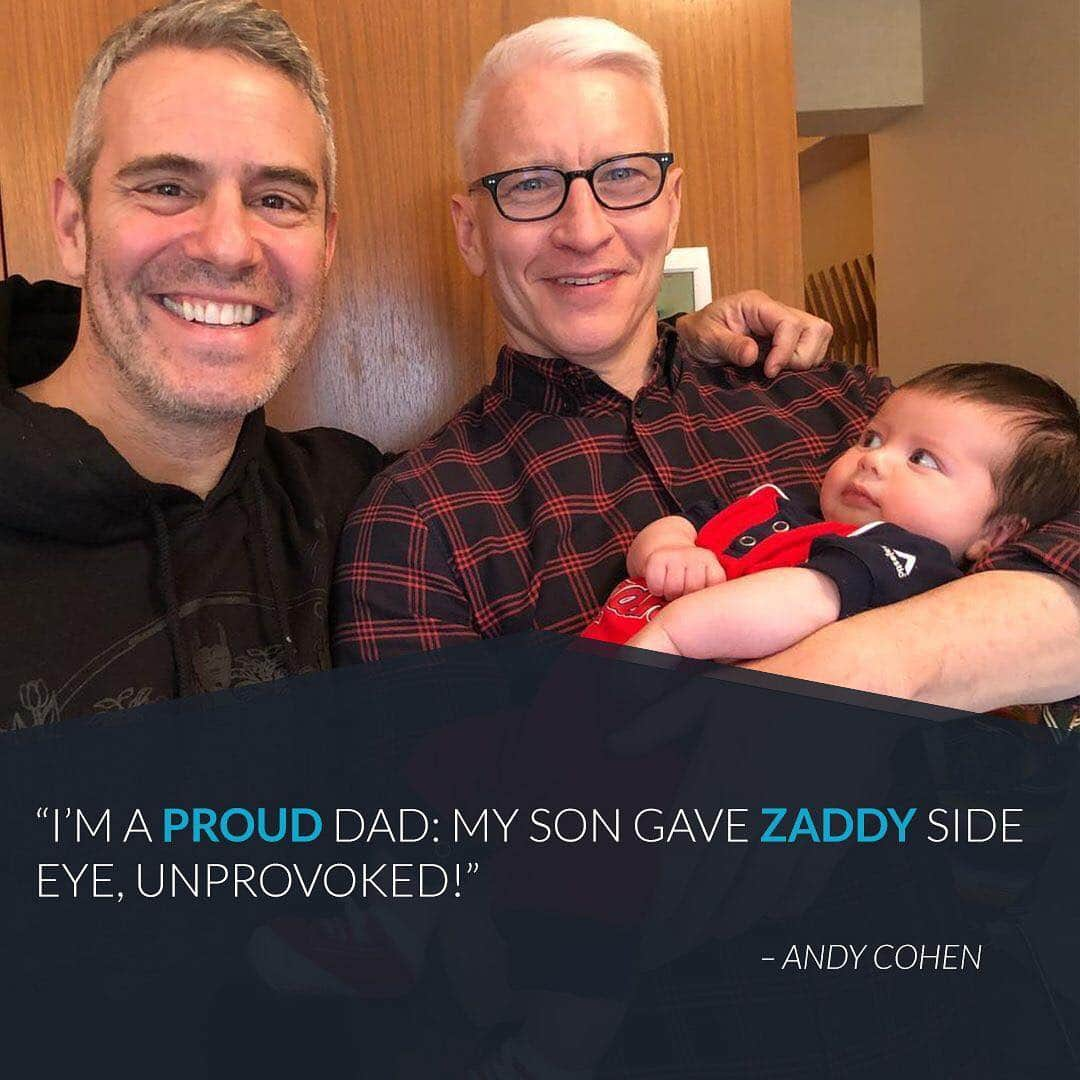 E! Onlineさんのインスタグラム写真 - (E! OnlineInstagram)「Like father, like son. 👀 (📷: @bravoandy)」4月9日 12時00分 - enews